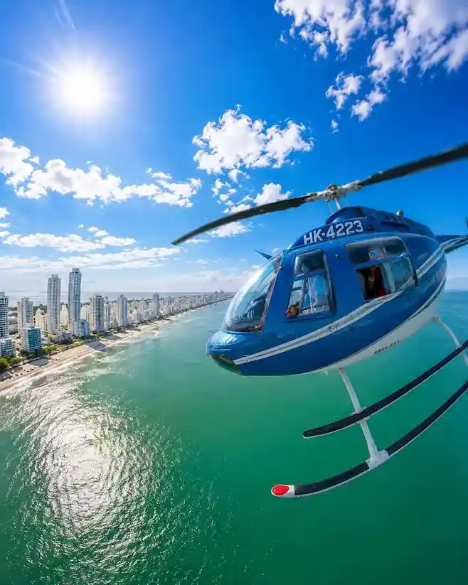 Tour en helicóptero de mañana sobre Cartagena